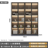 Customized sideboards, high cabinets, light luxury, modern living room storage cabinets, wine cabinets, integrated wall-walled