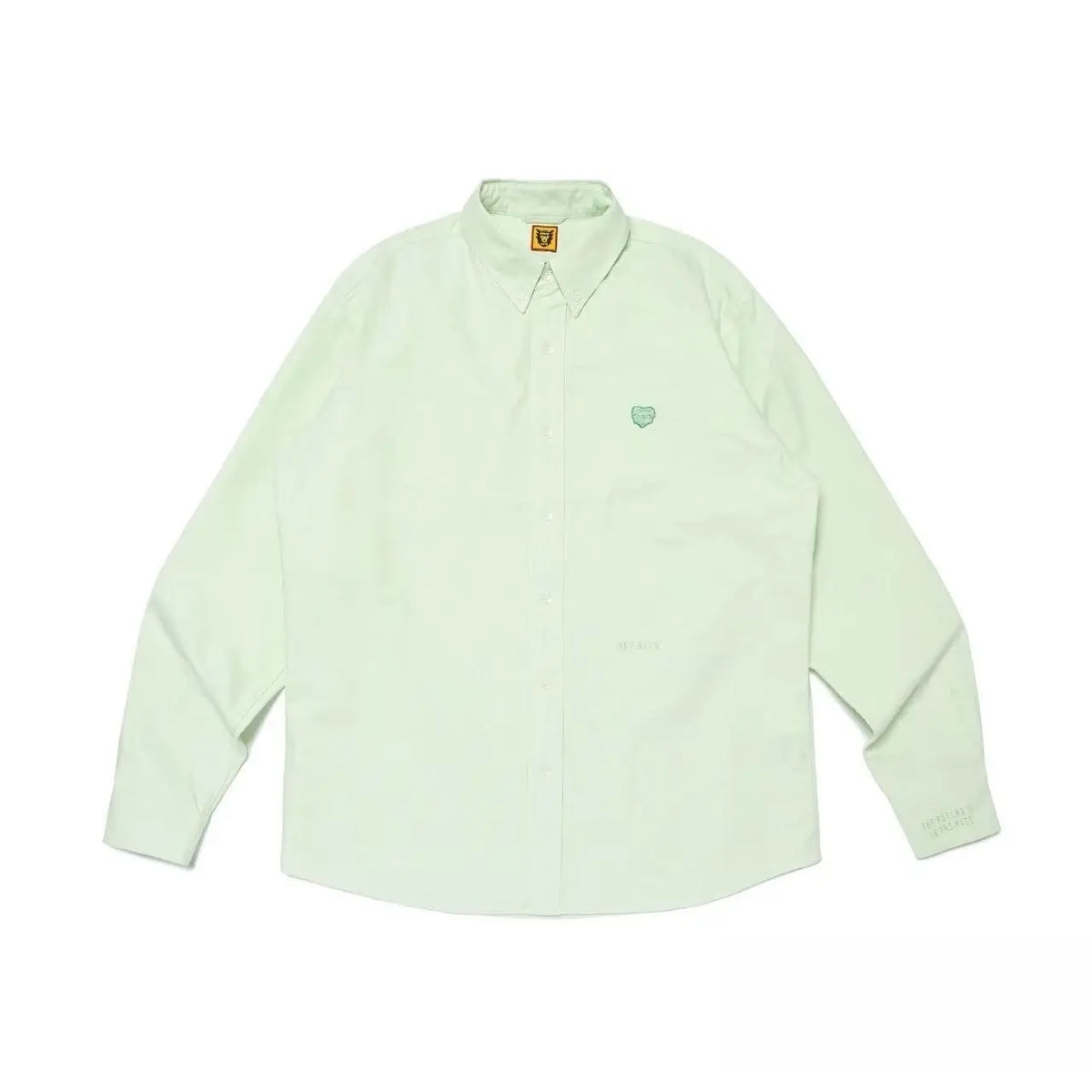 Humanmade Oxford Long Sleeve Shirt Autumn City Boy Casual Embroidered Unisex Top