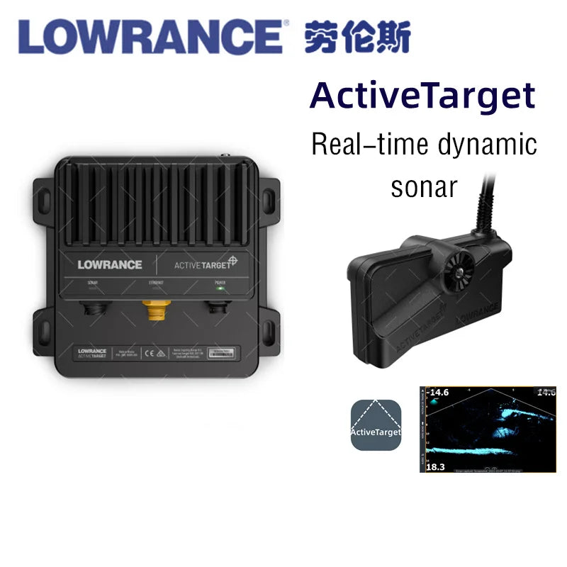 New Lowrance FS 9 Finder with Active Imaging 3-in-1 Transducer Preloaded C-MAP Contour and Charts