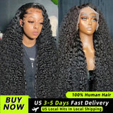 200% Real Density Curly ≥98% Human Hair Wigs For Women 13x6 Hd Lace Frontal Wig 13x4 Deep Wave Lace Front Wig 360 Pre Plucked