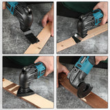 Makita 18V Brushless Oscillating Multi Tool - Quick Release Electric Trimmer Renovator Tool with Variable Speed