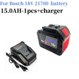 18V15.0AH ProCORE Premium Series Replacement Battery New 21700 Battery Cell Suitable for BOSCH BAT609, BAT618, GBA18V15.0Ah