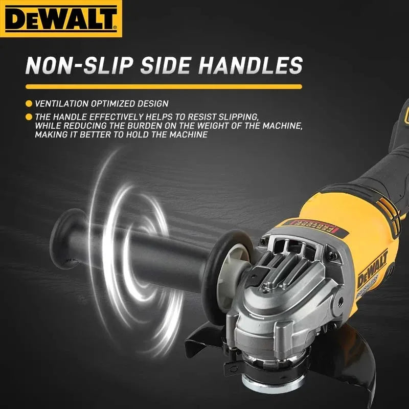 Dewalt Brushless Angle Grinder Polishing Cutting Tools 20V Lithium Battery Grinding Motor Power Machine