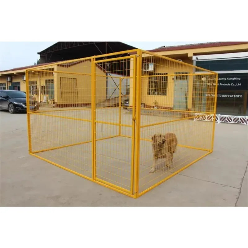 Customization Heavy Duty Large Outdoor Cage Metal Dog House Dog Run Kennel