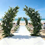 Artificial 10FT/6FT ox horn shape Arch Blossom Tree Flower Stand Indoor For Party Wedding Decor cherry blossom Large Plants Tree