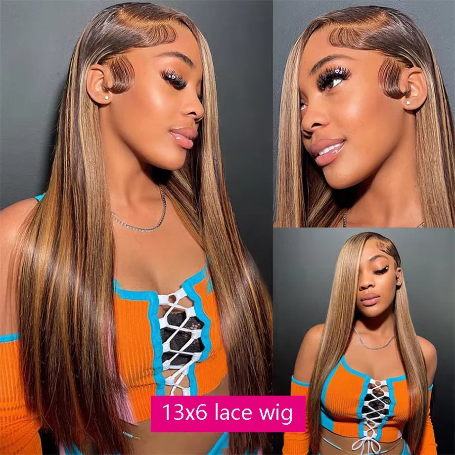 220% Hd Transparent 360 Full Lace Front Wig 40 Inch Pre Plucked Brazilian 13x6 Hd Lace Frontal Wig Bone Straight Human Hair Wigs