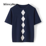 WinvyNee Summer Women's Clothing Pure Cotton T-shirts Half Sleeve O Neck Clothes Casual Pullover Basic Female Tops ZA1523008
