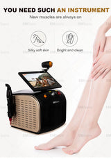 2IN1 808 Diode Laser Hair Removal & Picosecond Laser Tattoo Removal Machine with Cooling, CE Certified