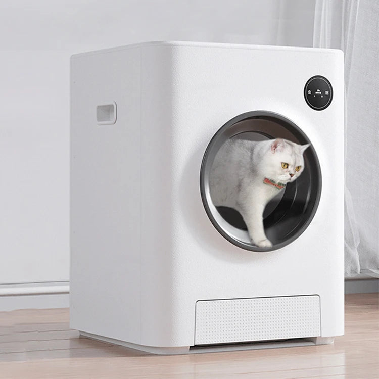 Safety Smart Self Cleaning Automatic Cat Litter Box Toilet APP Control Intelligent Cat Litter Toilet