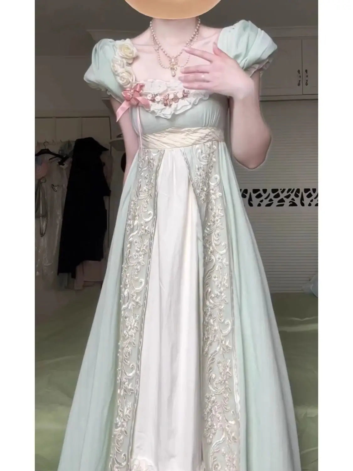 MAGOGO Green eco-style imperial lolita dress, Lolita princess dress