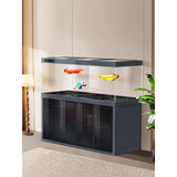 All-in-One AquariumTubeless Bottom-filter Rectangular Aquarium Living Room 2026 New Model Large  Ultra-clear Glass Arow