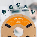 ERYONE 3/5/10KG Dual Color Silk PLA Filament 3D Print,Multicolor Available,Diameter:1.75mm,Tolerance:+/-0.03mm,1KG/Spool