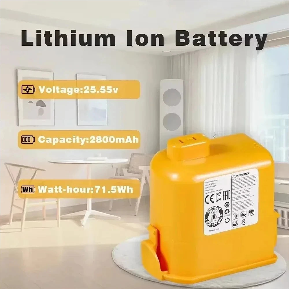 New 25.2V Battery EAC63382208 EAC63758601 for LG Cord Zero A9 Plus A9 Max A9K Pro A9M A9MASTER2X A9MULTI A9MULTI2X A9PETNBED