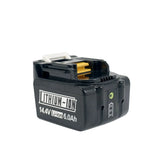 For Makita 14.4V 6Ah Rechargeable Power Tools Batteries 4S2P 18650 Li-ion Battery For Makita 14.4V BL1460 BL1430 1415 194066-1