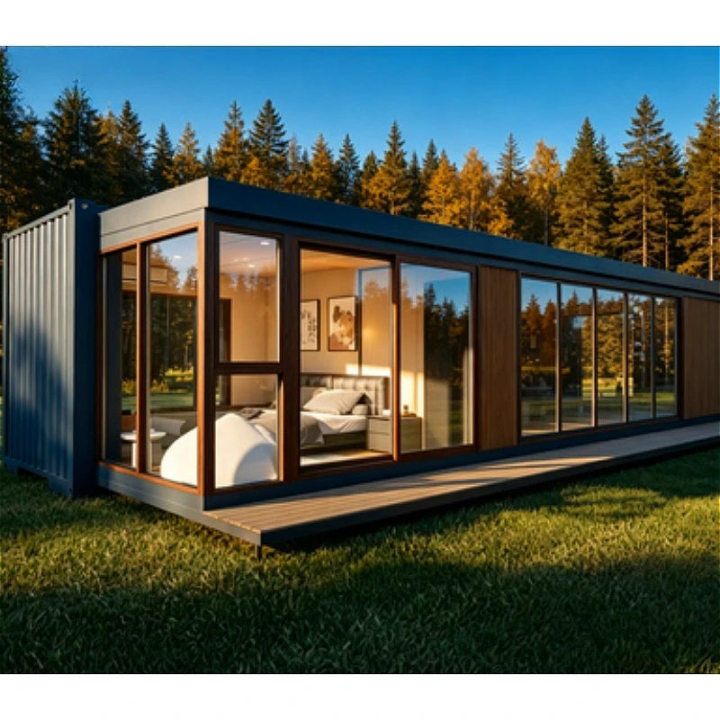 Container House Luxury 40 Feet Assemble Prefab Mobile Home with Pot House Feature for Bedrooms or Mall Use Modular House