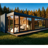 Container House Luxury 40 Feet Assemble Prefab Mobile Home with Pot House Feature for Bedrooms or Mall Use Modular House