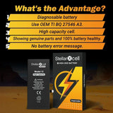 StellarXcell Diagnostic Battery No Pop Up Message Run Diagnose for iPhone 14 Plus 15 Pro 12 Pro Max 13 Mini Battery Replacement