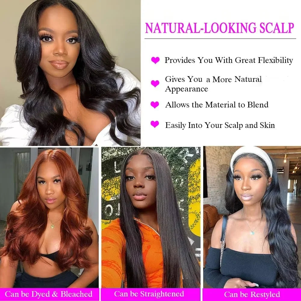 V Part Wig Bone Straight Human Hair Wigs For Women Brazilian Natural Color 250 Density Machine Made V Shape Wigs 40Inch