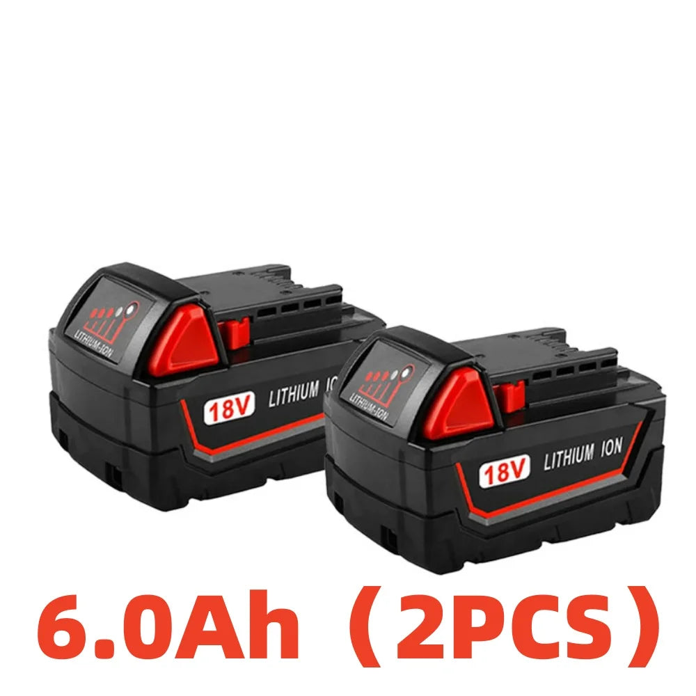 for Milwaukee M18 18V cordless tool battery for M18B5 XC lithium-ion batteries 48-11-1815 2604-20 48-11-1850 48-11-1860 etc.
