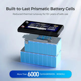 Renogy 48V 50Ah Smart Lithium Iron Phosphate Battery, More than 6000 Cycles, Intelligent Self-Heating, Expandable Power for RV