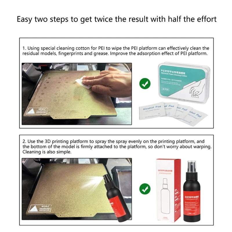 100ML Antiwarping Adhesive Sprays for 3D Printing Platforms 3D Printer Accessori
