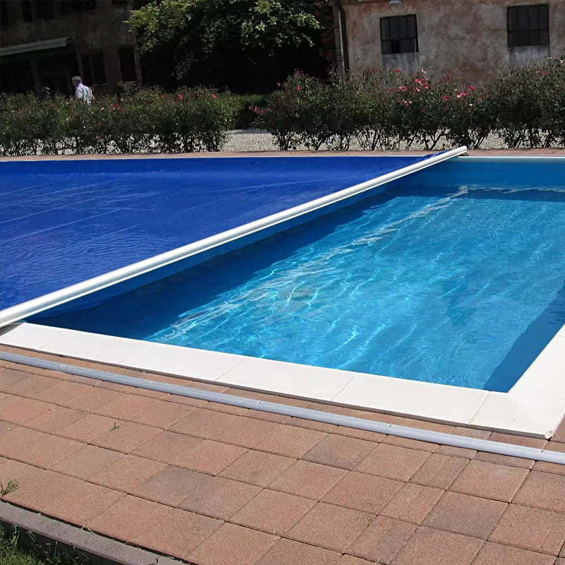 Automatic Electric Pool Cover Remote Control Retractable Swimming Pool Safety Protection Shield Heavy Duty Cover New Style