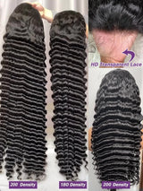250 Density Loose Wave 13x6 HD Lace Front Human Hair Wig Brazilian 30 40 Inch Curly Wigs Deep Wave 13x4 Lace Frontal Wig