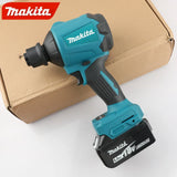 Makita DAS180Brushless Cordless Air Blower with Nozzle Multifunction Dust Removal Gun Dusting Machine&Inflator Tool for Cleaning