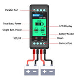Heltec 12V Lead Acid Battery Equalizer 10A Active Balancer Lipo/Lifepo4 Connected in Parallel Series LCD Meter for 24/36/48V/96V