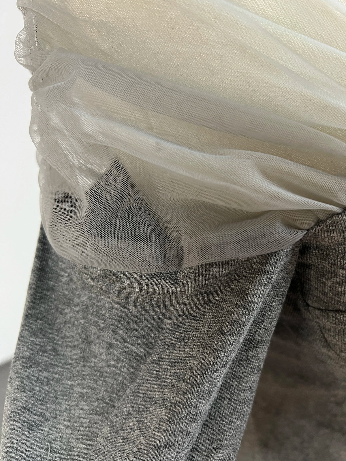 Hot Girl Mesh Spliced V-neck Long-sleeved T-shirts Women's Spring Autumn Pure Desire Style Inner Layering Short Bottoming Shirts