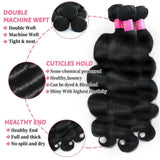 Natural Colored Body Wave Human Hair Bundles For Women Remy Hair Extensions 1/3/4 Pcs Natural Body Wave Weave Bundles 10-40 Inch