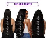 Kinky Straight Human Hair Wigs 360 Lace Front Wig Invisible Strap HD Pre