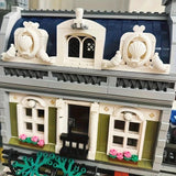 Creative Expert Brick Bank Street View Building Blocks Tudor Corner Assembly Downtown Diner Assembly Square Model Sets Toys Gift For Adults Room Decor 10251