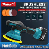 Makita Cordless Polisher 8 Gears Digital Display Electric Polisher Auto Car Waxing Polishing Machine For 18V  Battery