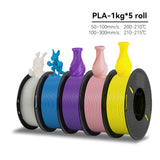 KINGROON High Speed PETG 3D Filament PLA/PETG 5KG 3D Printing Filament 1.75mm 100% Neatly Wound HS Filament 350mm/s Printing