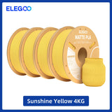 ELEGOO 4KG/5KG/10KG 1.75mm Matte PLA Filament
