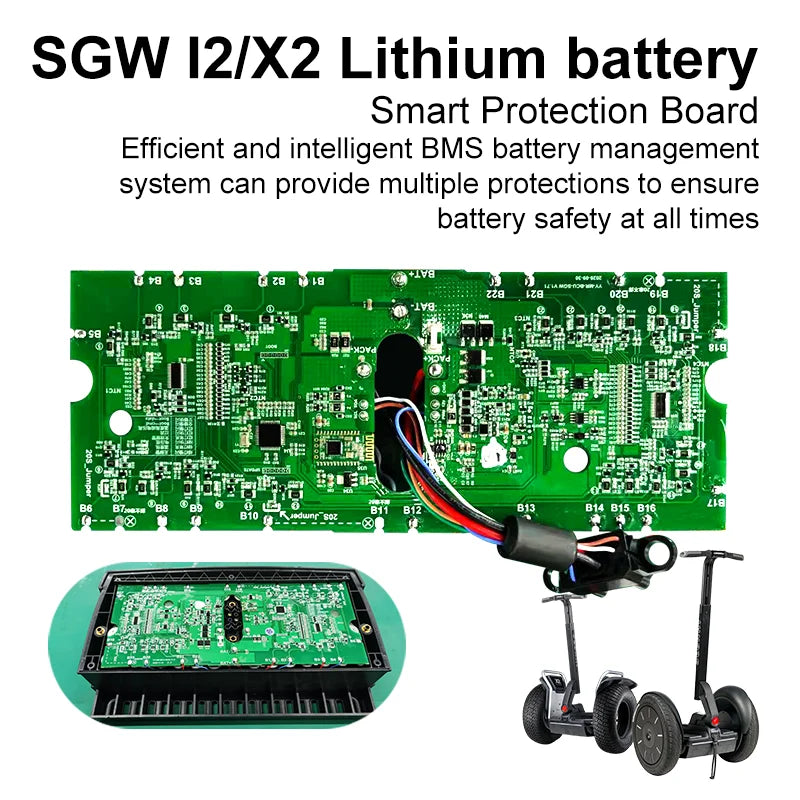 for Segway X2 I2 X2se I2se Smart Lithium Battery Pack Support Expansion Large Capacity SGW Balance Car Rechargeable Battery