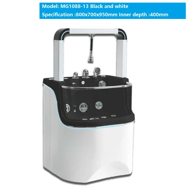 Acrylic Dog Ozone Bath with Milk Multifunctional Pet Spa Adjustable Surf Dog Bath Pet Salon