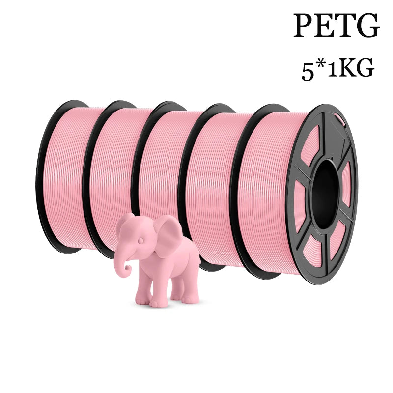 TECBEARS PETG 3D Printer Filament 5KG 1.75mm petg Multi color combination set FDM 3D Printer Materials DIY Gift From US UK DE