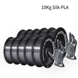 GEEETECH 10Kg 3d Silk PLA Filament 1.75mm Spool Wire For 3D Printer Material,Safety, Vacuum packaging