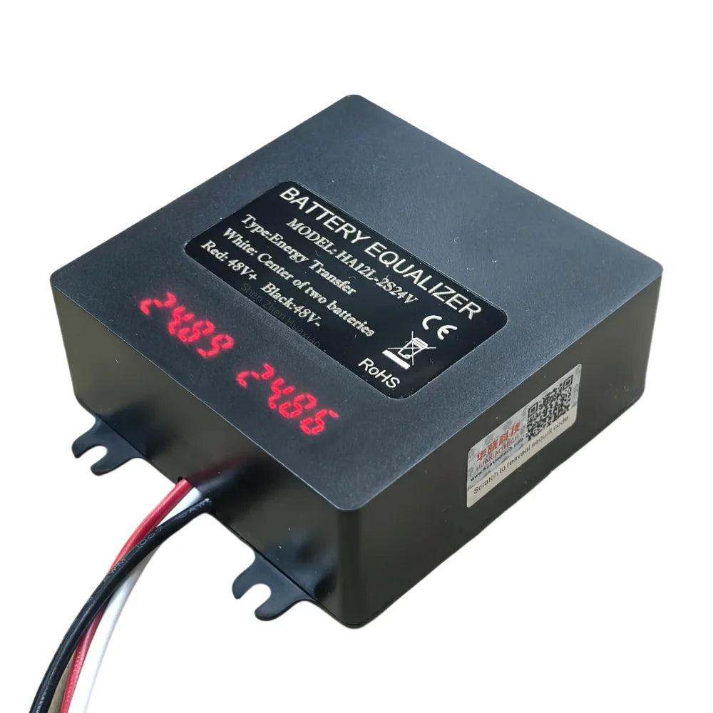 48V Battery Balancer Equalizer for 2x24V Battery System Voltage Equalizer HA12L-2S24V