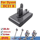 For Dyson DC35 DC45 DC31B DC34 DC44 Animal DC56 DC57 DC31 Type-B Battery 22.2V 4000mAh Li-ion Vacuum Battery Only Fit Type B