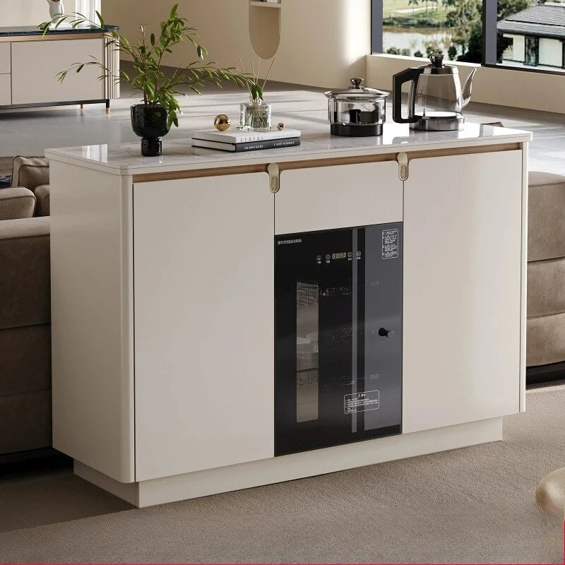 tea bar machine Solid wood living room, dining side cabinet, water bar, integrated locker against the wall, office tea cabinet