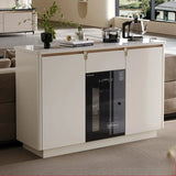 tea bar machine Solid wood living room, dining side cabinet, water bar, integrated locker against the wall, office tea cabinet