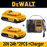100% Genuine Dewalt 20V Battery ,20V 6Ah 5Ah Rechargeable Battery &Charger DCB206 For Dewalt Power tool Replacement battery