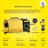MR-20G 110/ 220V Drilling Bit Grinder Drill Bits Sharpening Machine Tool Electric Drilling Tools