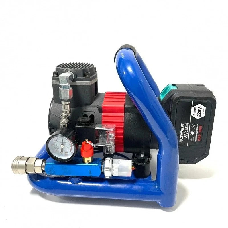 for 21V Lithium Battery Air Pump  For Makita 18-21V Battery Household Portable Rechargeable Lithium Battery Air Compressor
