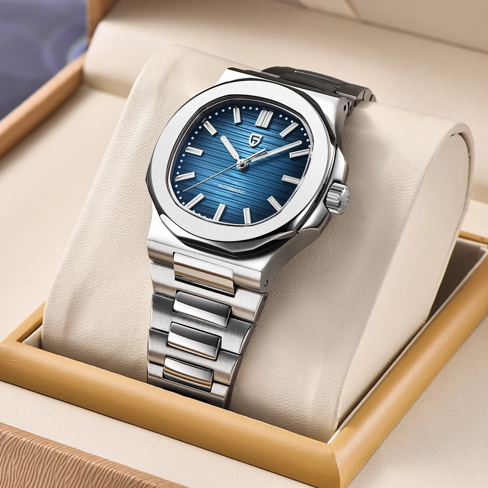 PAGANI DESIGN Top Luxury Automatic Watch For Men Mechanical Watches Men Sports Waterproof Sapphire Stainless Steel Reloj Hombre