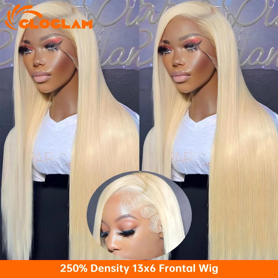 Straight 220 Density 13x4 13x6 360 Lace Front Wig Human Hair Pre Plucked