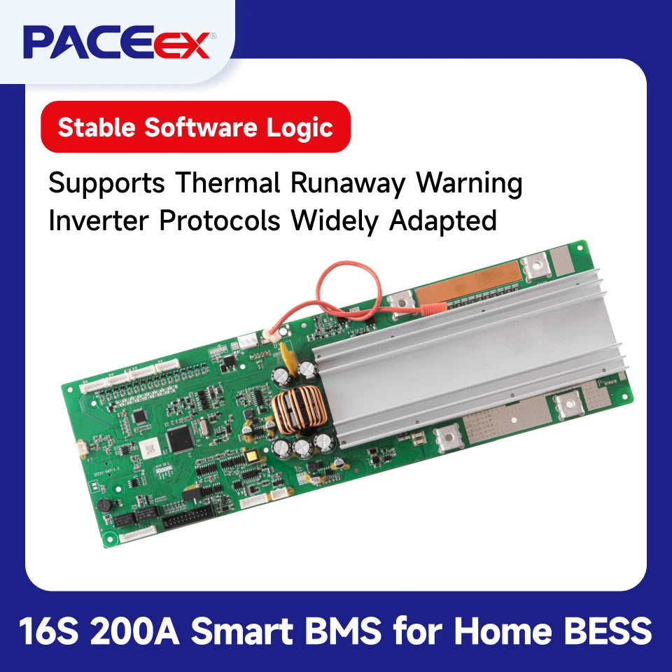 PACEex 16S 200A Overvoltage Protection BMS PACE High Qualify 200A BMS